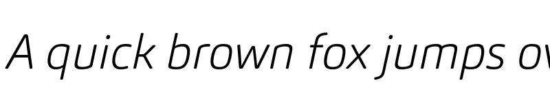 Preview of FONTSPRING DEMO - Carnas ExtraLight Italic font