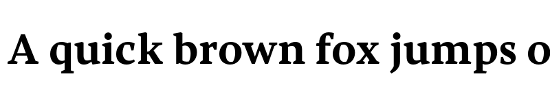 Preview of FONTSPRING DEMO - Carole Serif Bold font