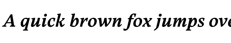 Preview of FONTSPRING DEMO - Carole Serif Semibold Italic font