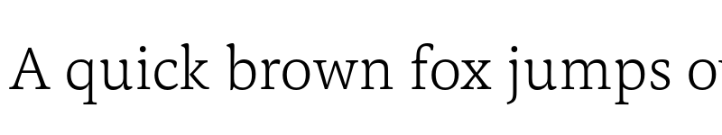 Preview of FONTSPRING DEMO - Carrara ExtraLight Regular font