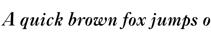 Preview of FONTSPRING DEMO - Caslon Bold BT Italic font