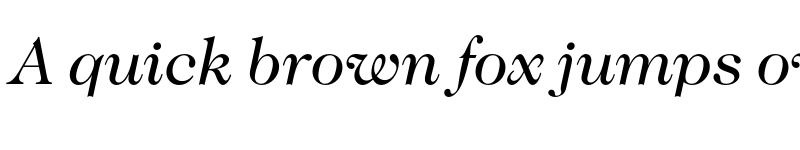 Preview of FONTSPRING DEMO - Caslon FS Book Italic font