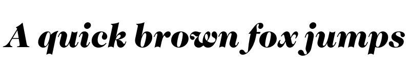 Preview of FONTSPRING DEMO - Caslon Pro Black Italic font