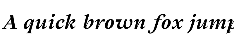 Preview of FONTSPRING DEMO - Cassius Italic Bold font