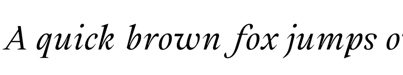 Preview of FONTSPRING DEMO - Cassius Italic font