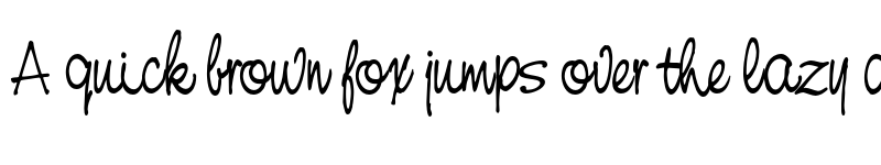 Preview of FONTSPRING DEMO - Casual Hand Regular font