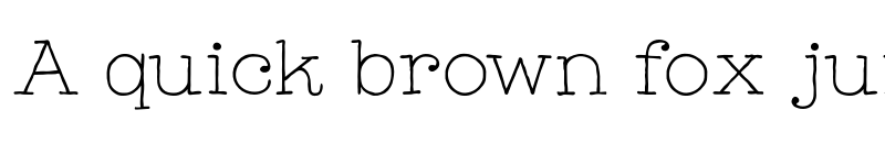 Preview of FONTSPRING DEMO - Catalina Typewriter Light Regular font