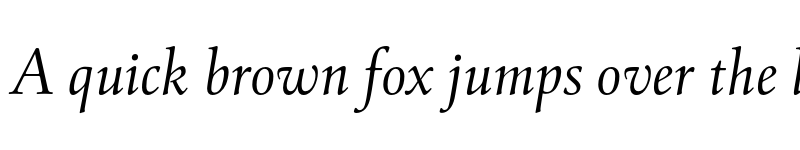 Preview of FONTSPRING DEMO - Cattigan Light Italic font