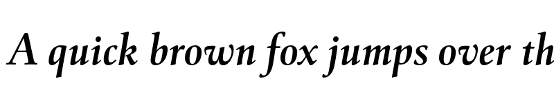 Preview of FONTSPRING DEMO - Cattigan Semibold Italic font