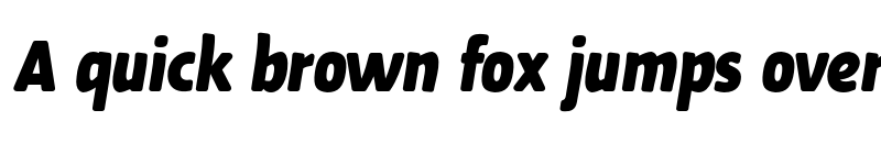 Preview of FONTSPRING DEMO - Cavita Rounded Extrabold Italic font