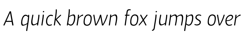 Preview of FONTSPRING DEMO - Cavita Rounded Light Italic font
