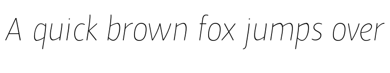 Preview of FONTSPRING DEMO - Cavita Rounded Thin Italic font