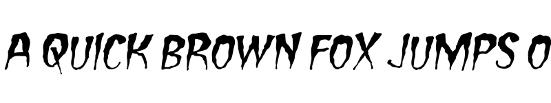 Preview of FONTSPRING DEMO - CCCarryOnScreaming Italic font