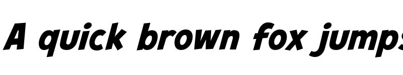 Preview of FONTSPRING DEMO - CCHeroSandwichPro Bold Italic font