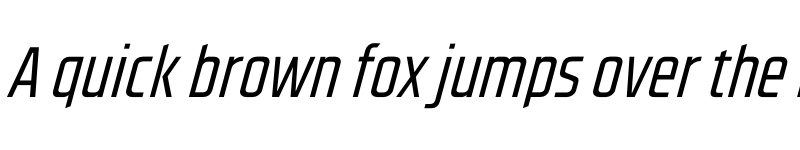Preview of FONTSPRING DEMO - CCSpaceRace Italic font
