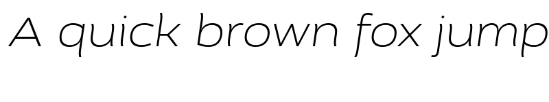 Preview of FONTSPRING DEMO - Cedra 4F Wide UltraLight Italic font