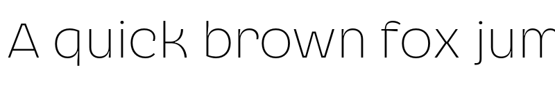 Preview of FONTSPRING DEMO - Cendra Thin Regular font