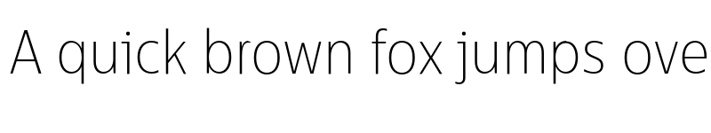 Preview of FONTSPRING DEMO - CentraleSansCnd Thin Thin font