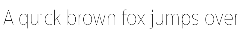 Preview of FONTSPRING DEMO - CentraleSansCnd XThin XThin font
