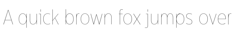 Preview of FONTSPRING DEMO - CentraleSansCndPro Hairline Hairline font