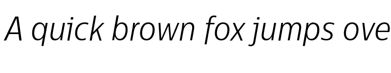 Preview of FONTSPRING DEMO - CentraleSansCndPro Light Light Italic font