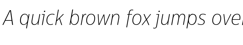 Preview of FONTSPRING DEMO - CentraleSansCndPro Thin Thin Italic font