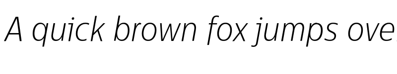Preview of FONTSPRING DEMO - CentraleSansCndPro XLight XLight Italic font