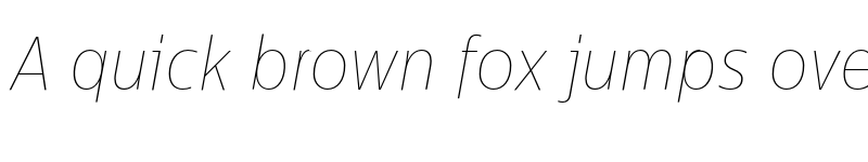 Preview of FONTSPRING DEMO - CentraleSansCndPro XThin XThin Italic font