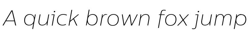 Preview of FONTSPRING DEMO - CentraleSansPro Thin Thin Italic font