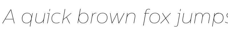 Preview of FONTSPRING DEMO - CentraleSansPro XThin XThin Italic font
