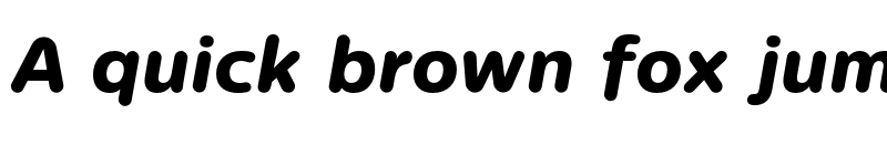 Preview of FONTSPRING DEMO - CentraleSansRnd XBold Italic font