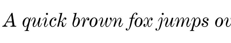 Preview of FONTSPRING DEMO - Century Expanded Pro Italic font