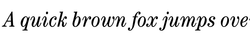 Preview of FONTSPRING DEMO - Century Modern FS Cd Italic font