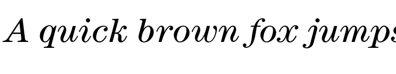 Preview of FONTSPRING DEMO - Century Modern FS Italic font