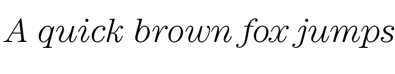 Preview of FONTSPRING DEMO - Century Modern FS Light Italic font