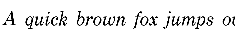 Preview of FONTSPRING DEMO - Century Schoolbook FS Italic font