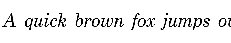 Preview of FONTSPRING DEMO - Century Schoolbook Pro Italic font