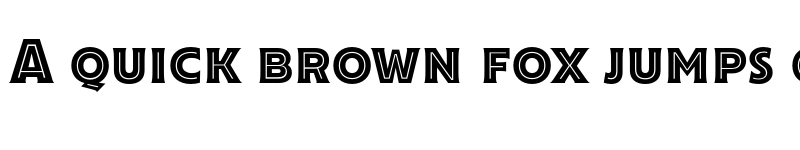 Preview of FONTSPRING DEMO - Cenzo Flare InLine Black Regular font