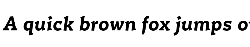 Preview of FONTSPRING DEMO - Certa Serif Bold Italic font