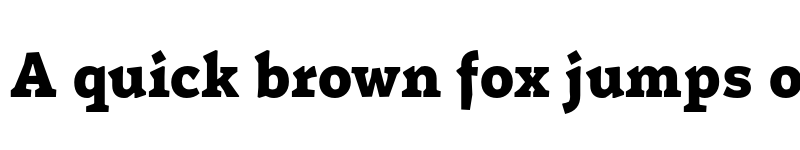 Preview of FONTSPRING DEMO - Certa Serif ExtraBold font