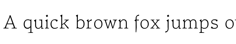 Preview of FONTSPRING DEMO - Certa Serif ExtraLight font
