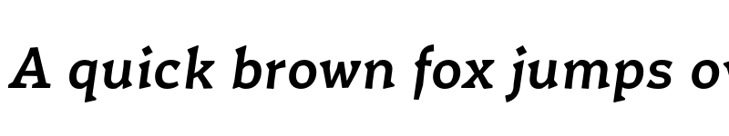 Preview of FONTSPRING DEMO - Certa Serif Medium Italic font