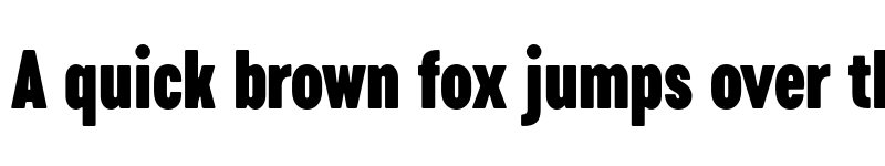 Preview of FONTSPRING DEMO - Cervino Black Condensed Regular font