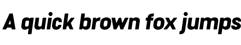 Preview of FONTSPRING DEMO - Cervino Black Expanded Italic Regular font