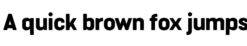 Preview of FONTSPRING DEMO - Cervino Black Expanded Regular font