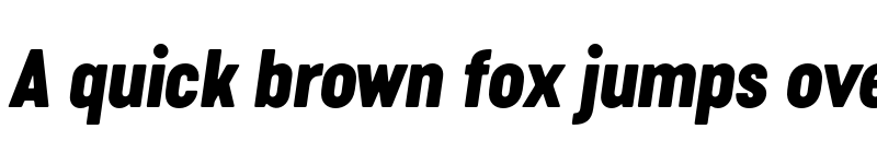 Preview of FONTSPRING DEMO - Cervino Black Neue Italic Regular font