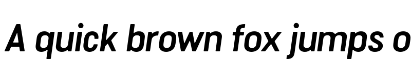 Preview of FONTSPRING DEMO - Cervino Bold Expanded Italic Regular font
