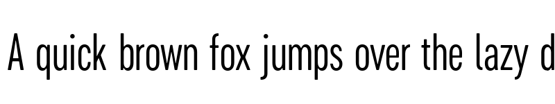 Preview of FONTSPRING DEMO - Cervino Condensed Regular font