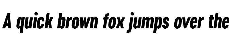 Preview of FONTSPRING DEMO - Cervino ExBold Condensed Italic Regular font