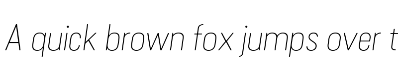 Preview of FONTSPRING DEMO - Cervino ExLight Expanded Italic Regular font